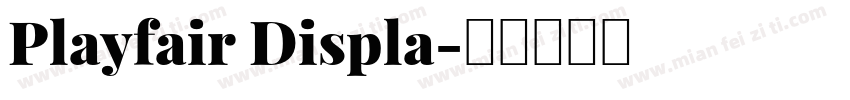 Playfair Displa字体转换